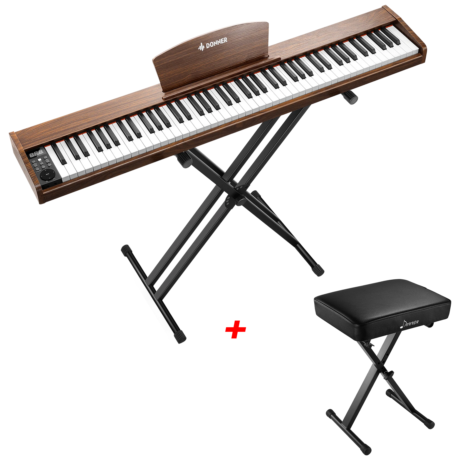Donner DEP-1S Pianoforte digitale in  semi-pesato