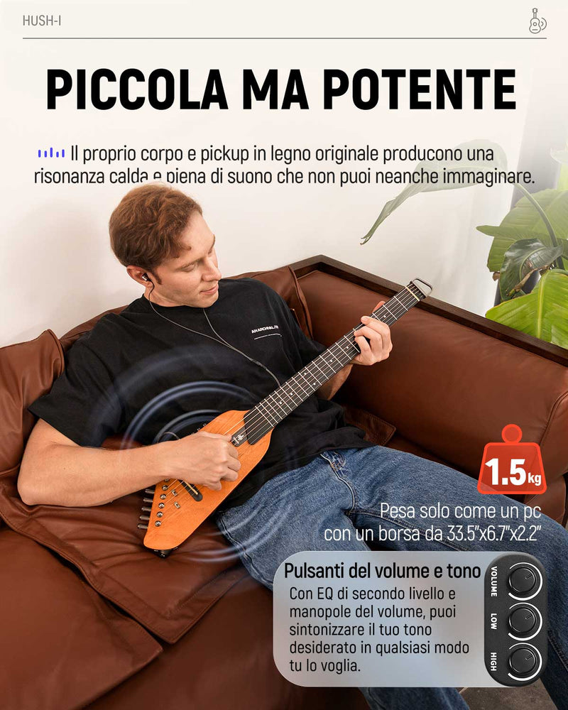 【Scatola aperta】Chitarra Donner HUSH-I