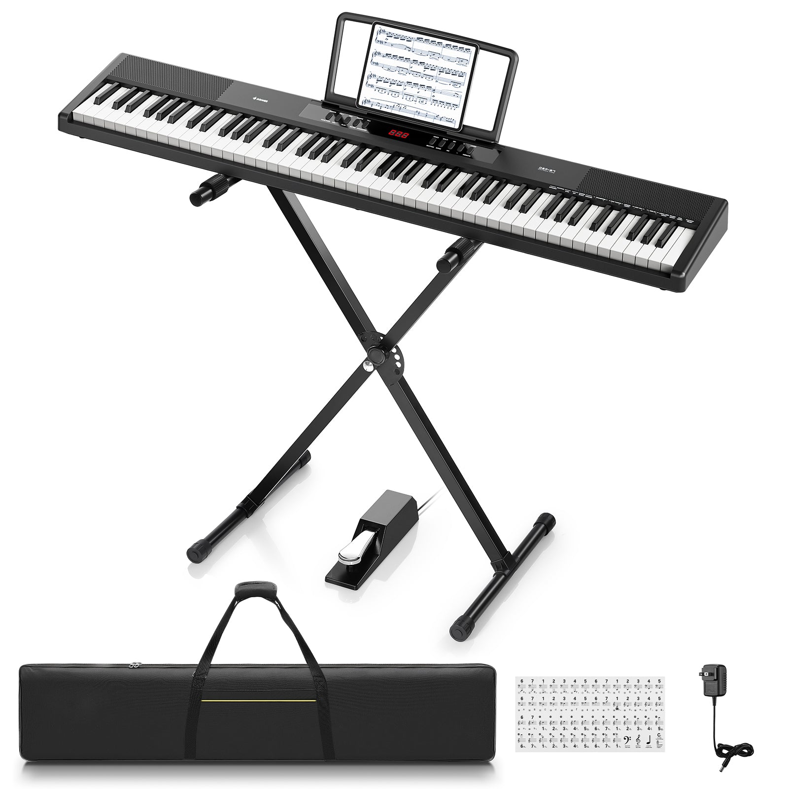Donner DEP-07 pianoforte digitale portatile a 88 tasti semipesati