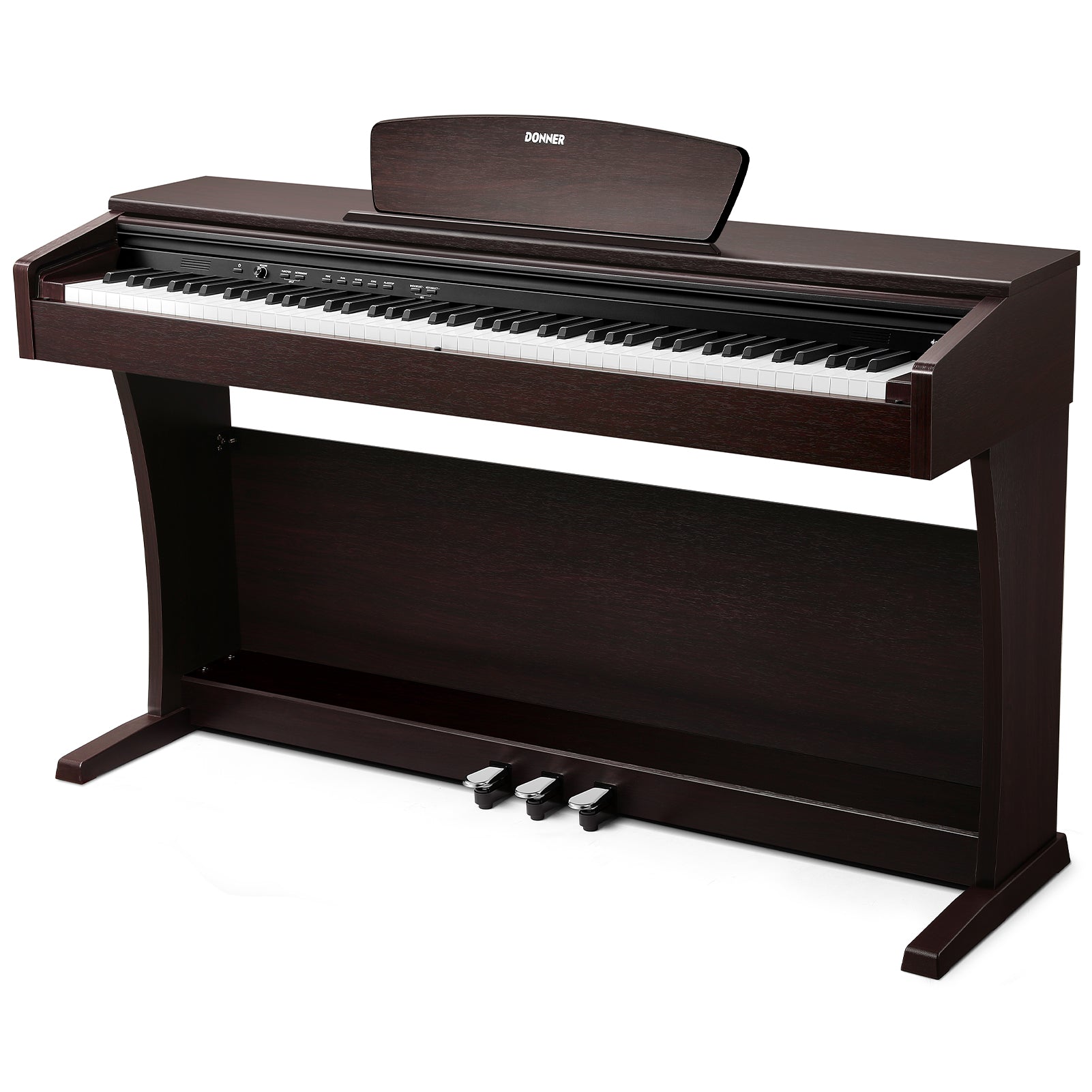 Donner DDP-300 Pianoforte Digitale per Casa con Tasti Semi-pesati (Versione Aggiornata)