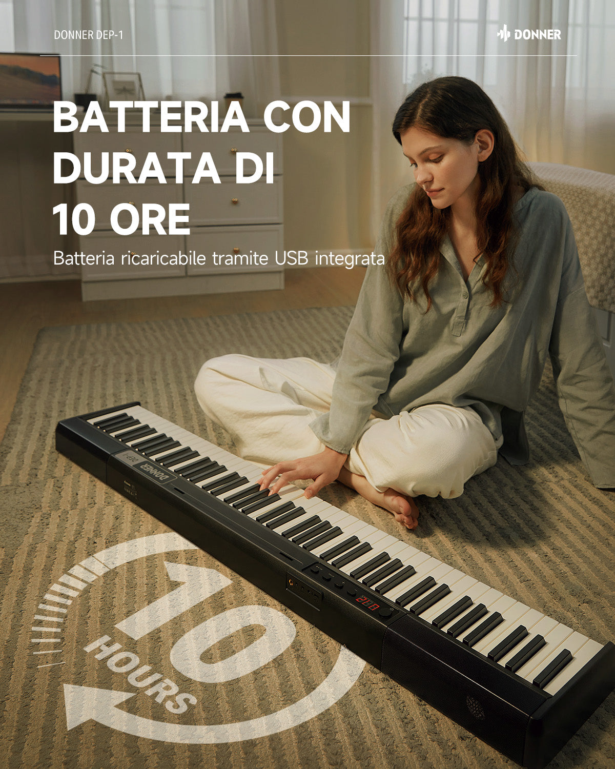 Donner DEP-1 Pianoforte digitale per principianti