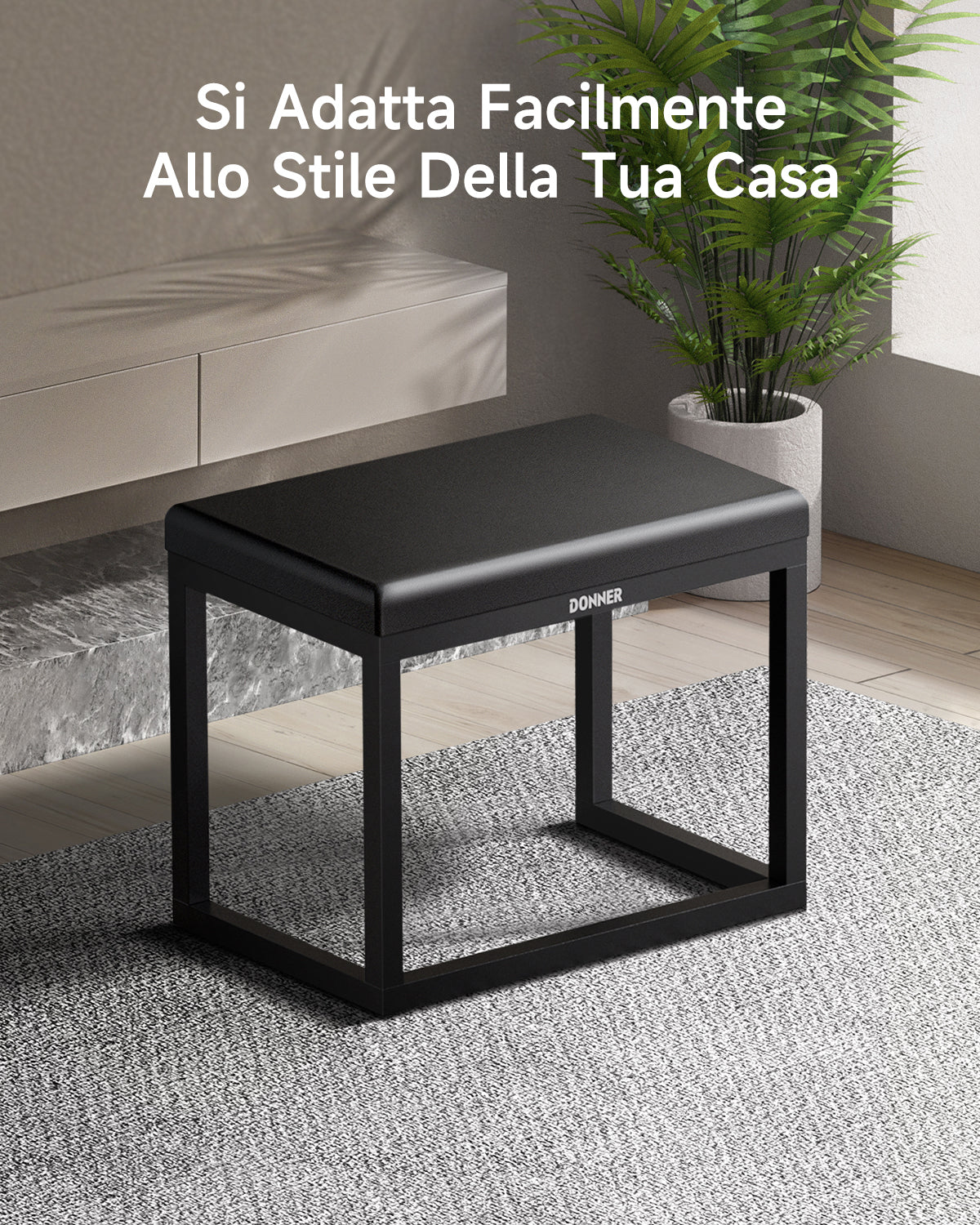 Donner DKB-200 Panca per pianoforte minimalista