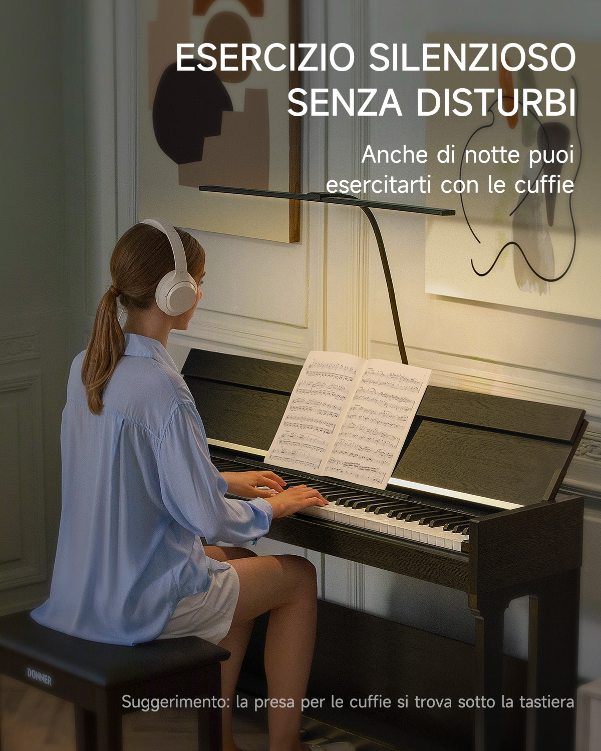 Donner DDP-90 PRO  Pianoforte digitale completamente pesato per uso domestico