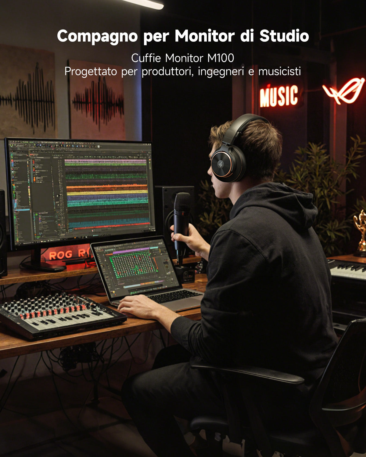 Donner M100 Cuffie da studio monitor
