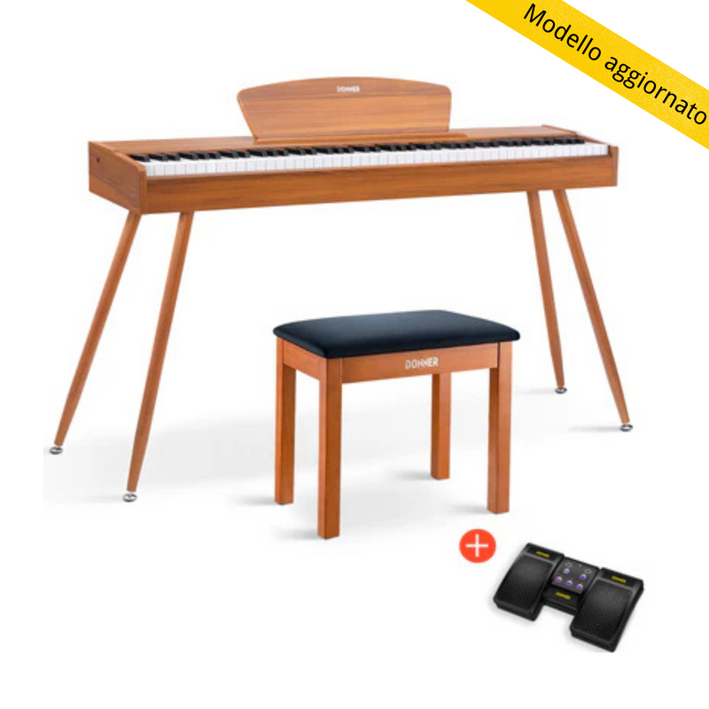 【Pre-vendita】Donner DDP-80 pianoforte digitale domestico a 88 tasti stile in legno-【Spedito il 22 febbraio】