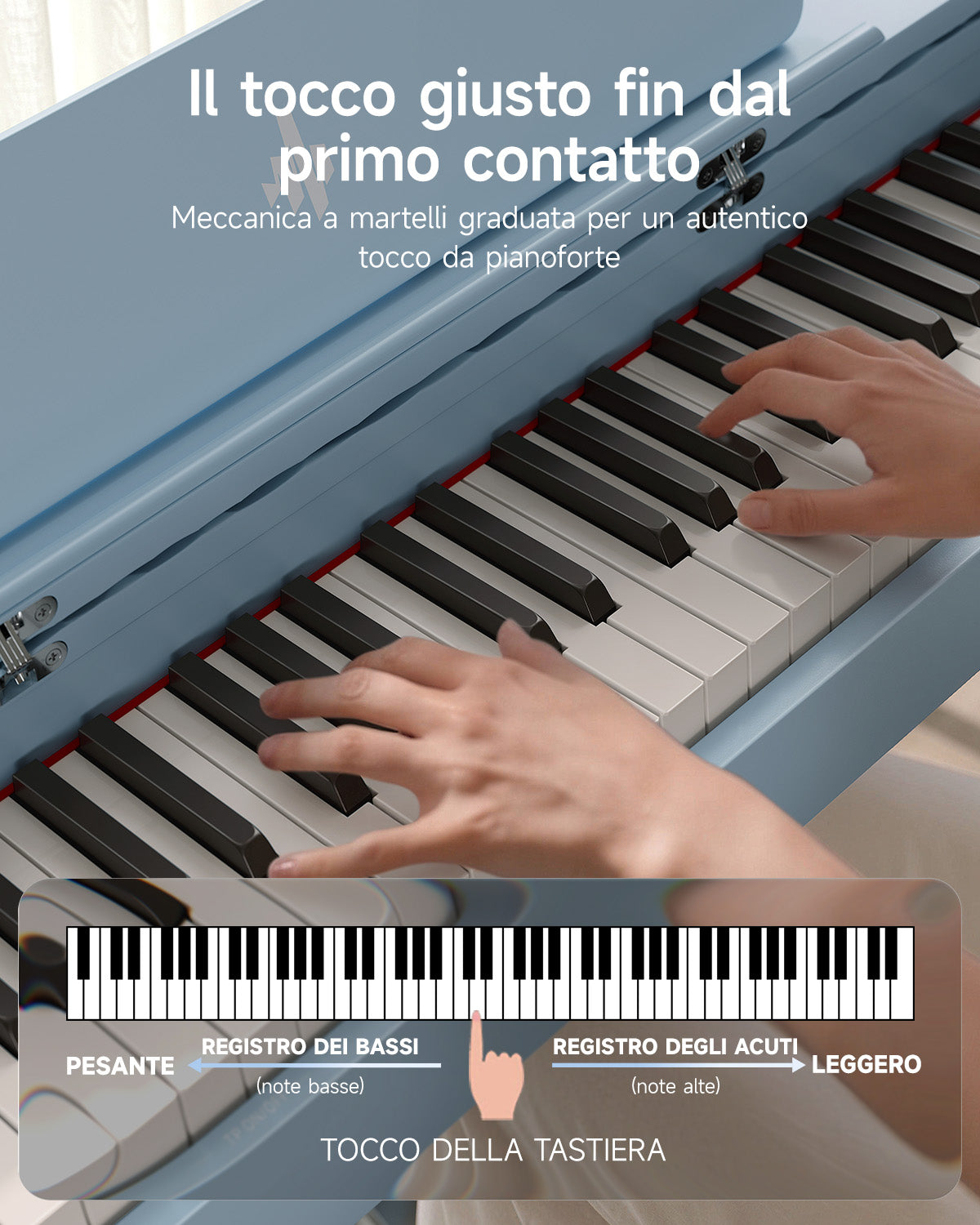 Donner OURA S200 Pianoforte Digitale da Casa a 88 Tasti