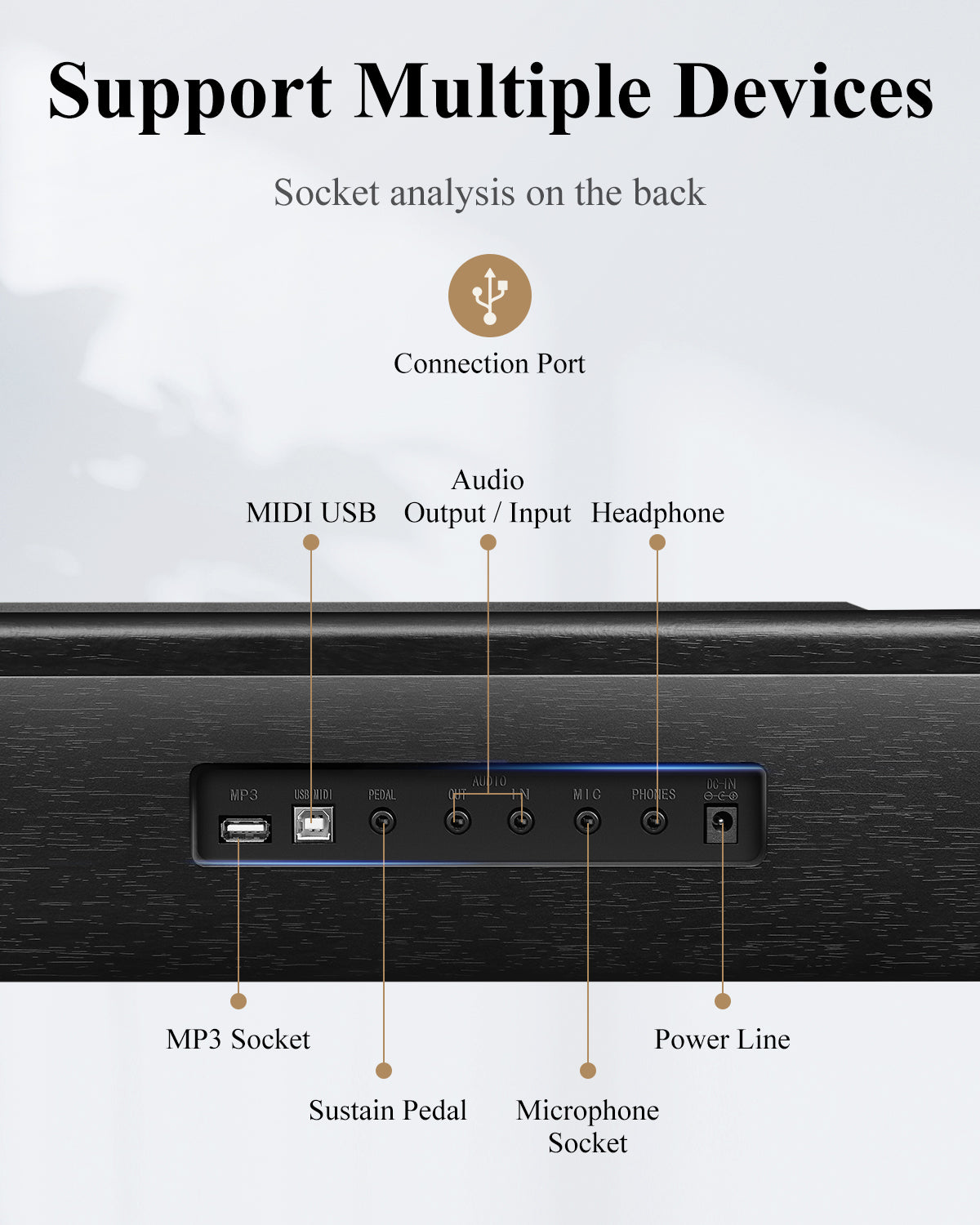 Eastar EK-10S 61 tasti per pianoforte digitale