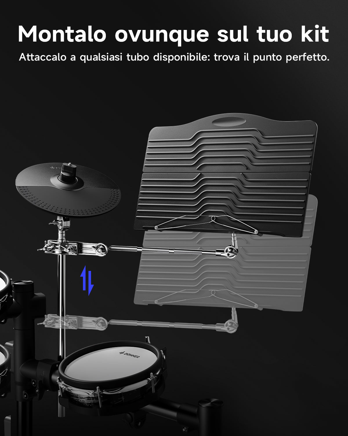 Donner Leggio per batteria