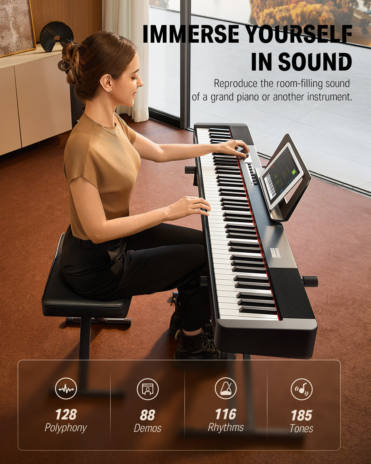 DONNER DEP-20 LITE Pianoforte digitale per principianti