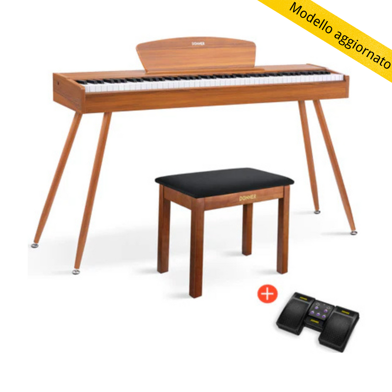 【Pre-vendita】Donner DDP-80 pianoforte digitale domestico a 88 tasti stile in legno-【Spedito il 22 febbraio】