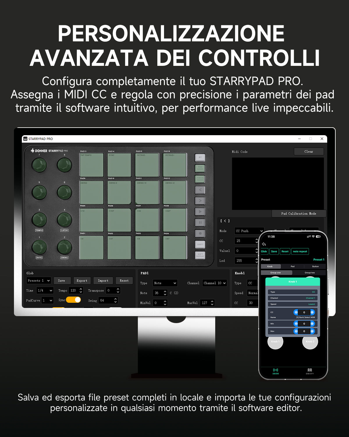 Donner Starrypad Pro MIDI-Controller