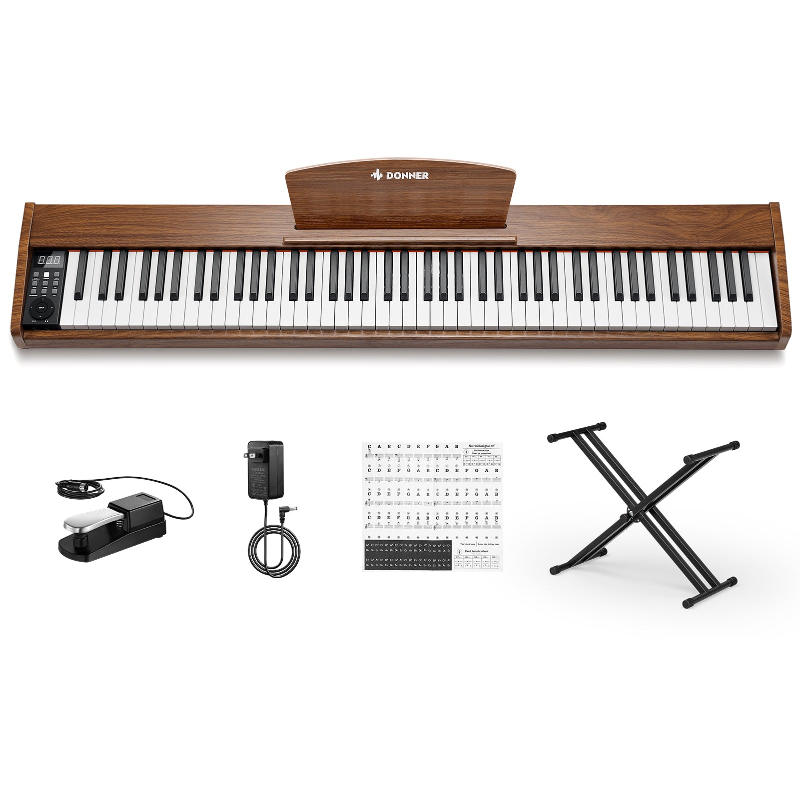 Donner DEP-1S Pianoforte digitale in  semi-pesato