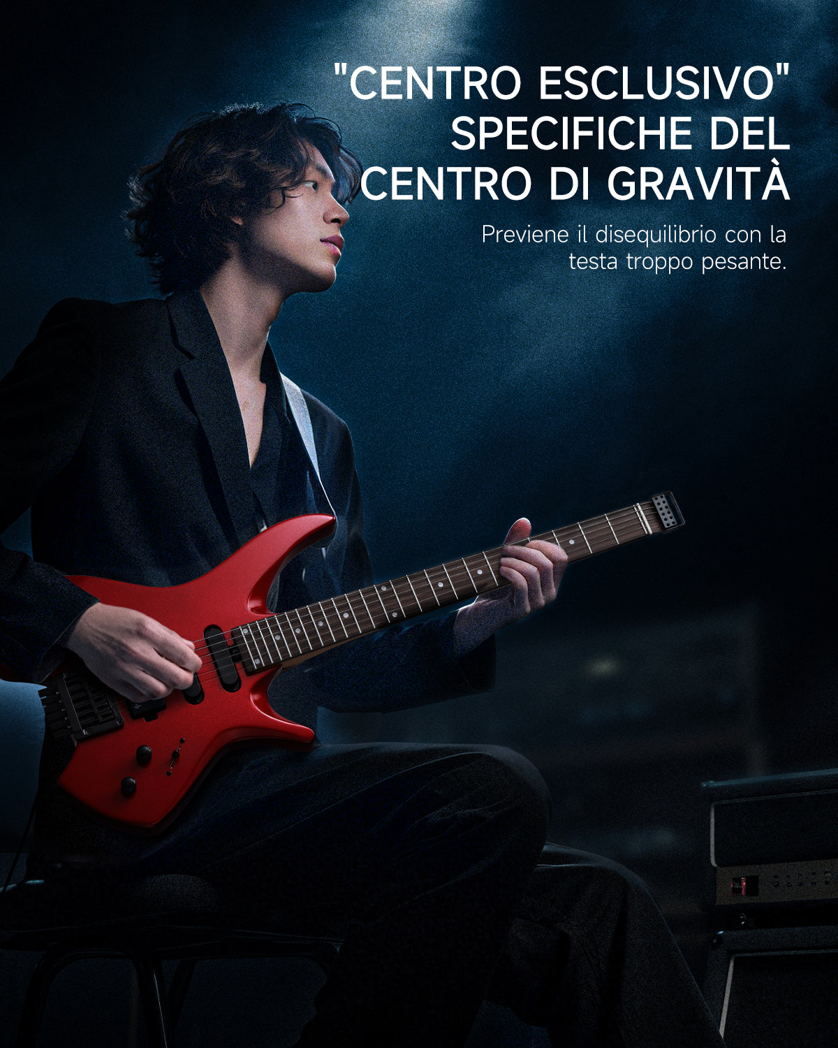 Donner HLX-500 Chitarra elettrica senza paletta【Modello originale NHL-500】