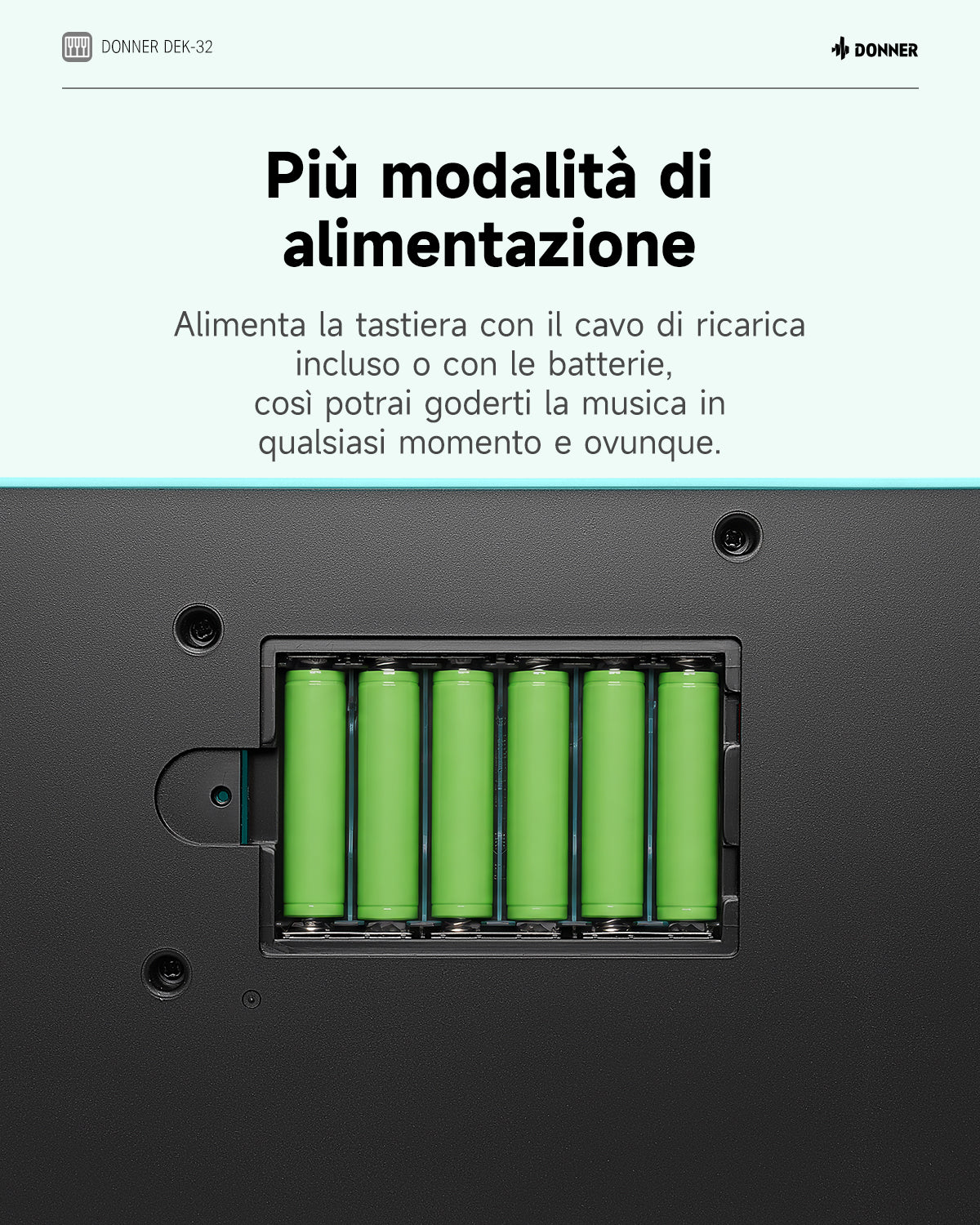 Donner DEK-32 Tastiera Elettronica a 32 Tasti