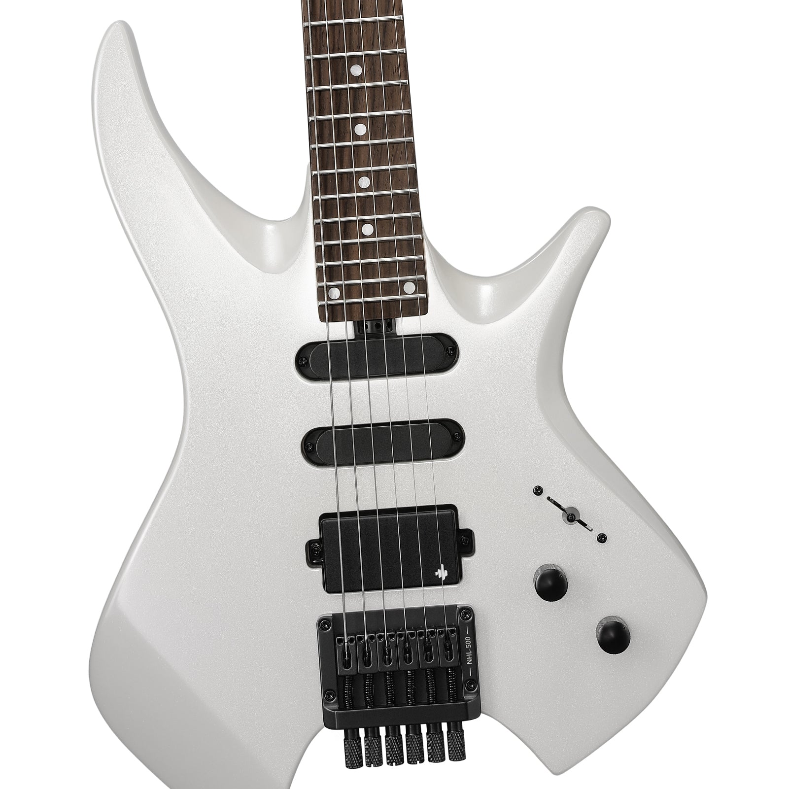 Donner NHL-500 Chitarra elettrica senza paletta-Bianco##