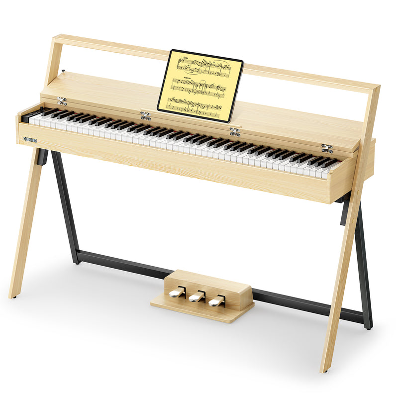 Donner OURA™  R300 Pianoforte digitale da casa 88 tasti in legno chiaro