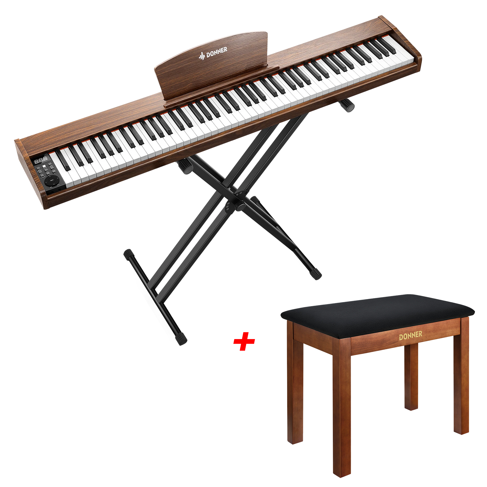 Donner DEP-1S Pianoforte digitale in  semi-pesato