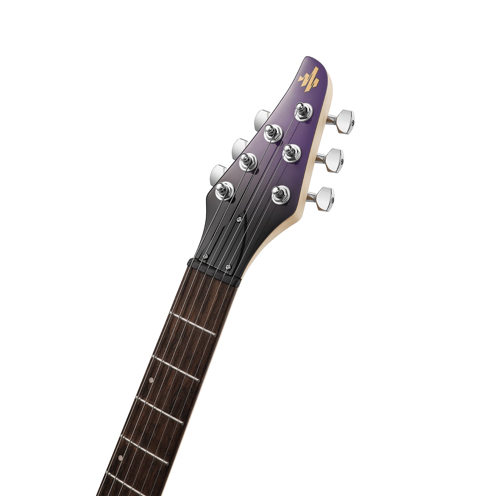 Donner DMT‑66 Chitarra elettrica-Nero-viola##