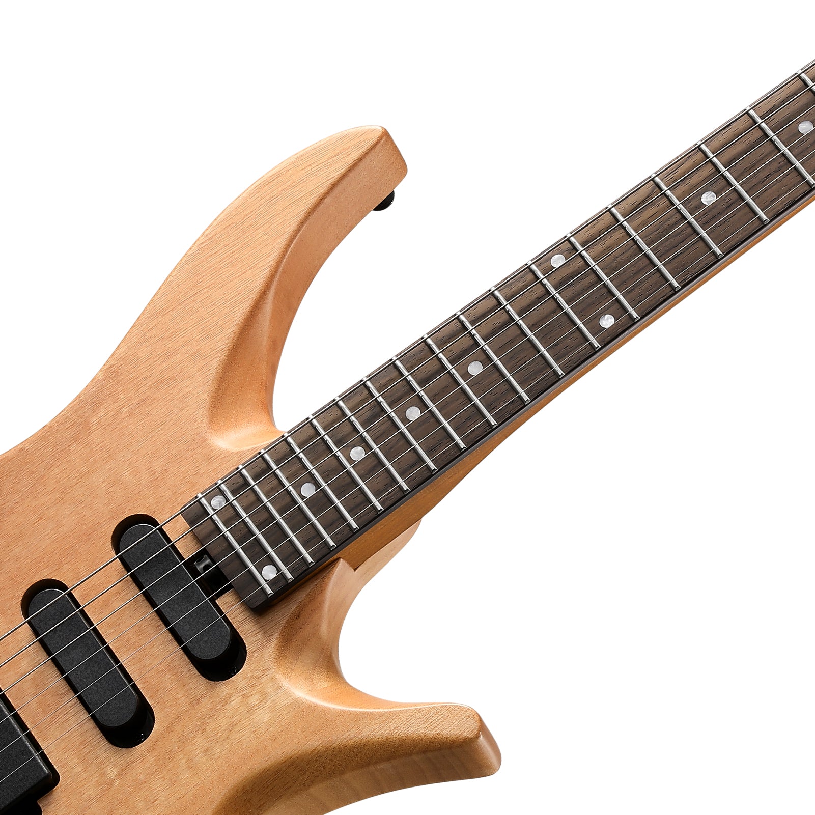 Donner NHL-500 Chitarra elettrica senza paletta-Legno naturale##