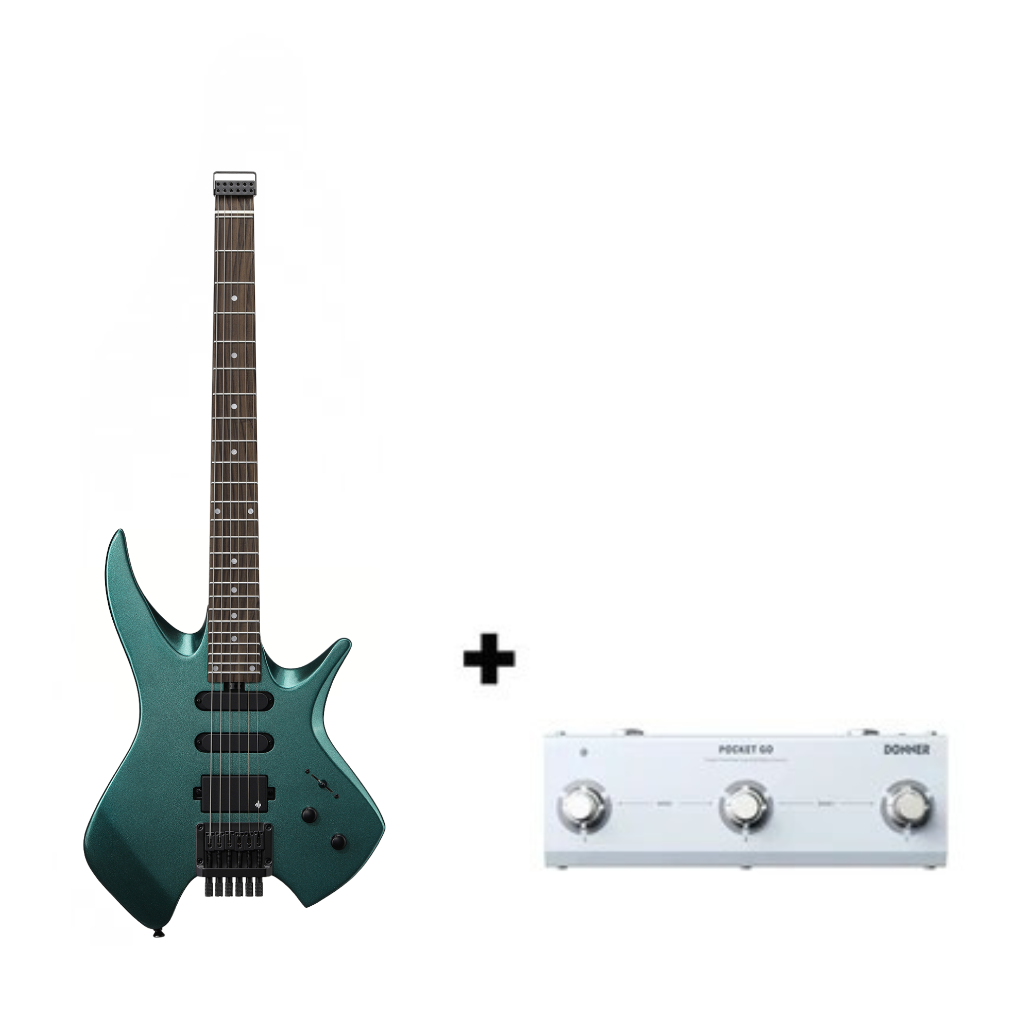 Donner HLX-500 Chitarra elettrica senza paletta【Modello originale NHL-500】