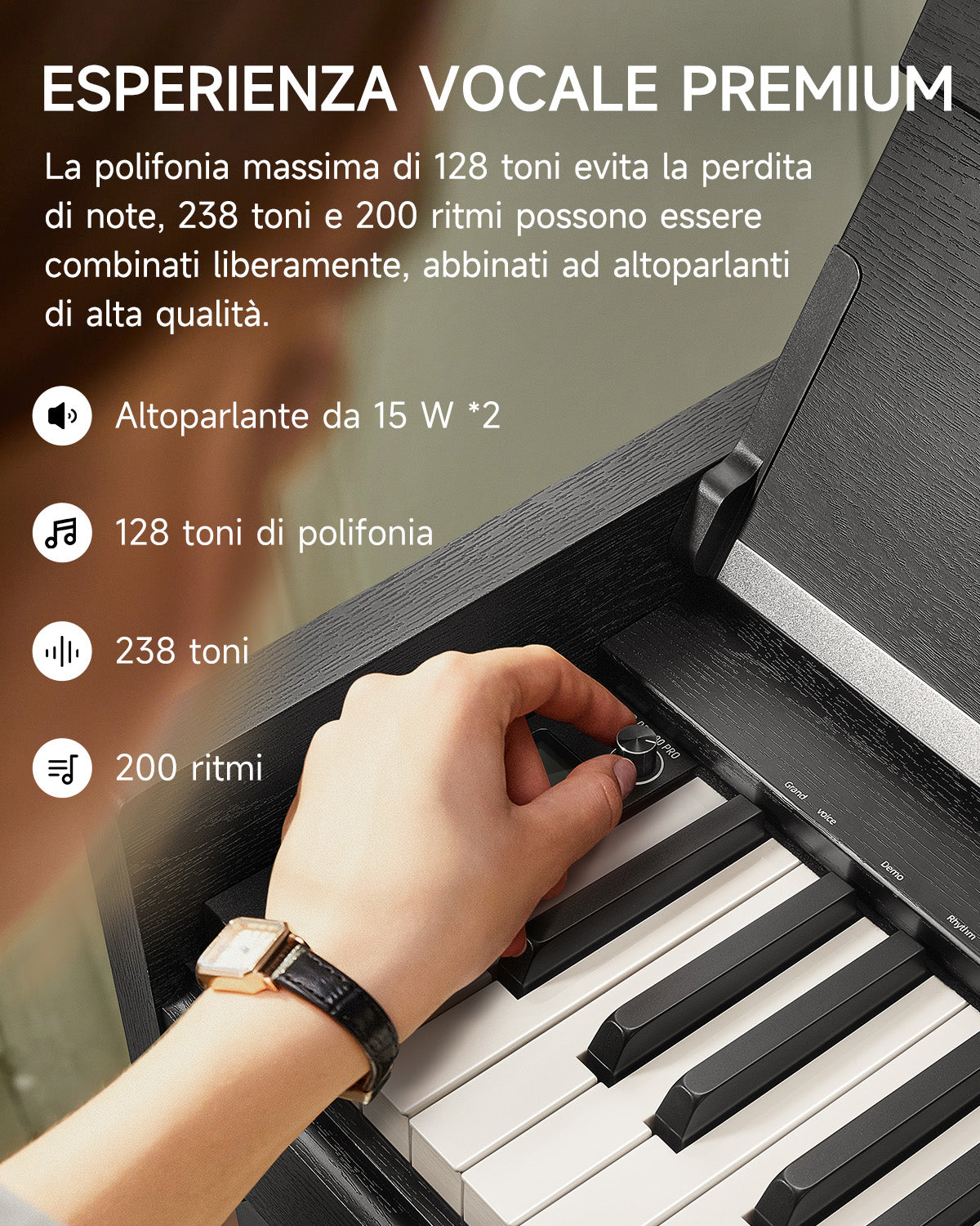 Donner DDP-90 PRO  Pianoforte digitale completamente pesato per uso domestico