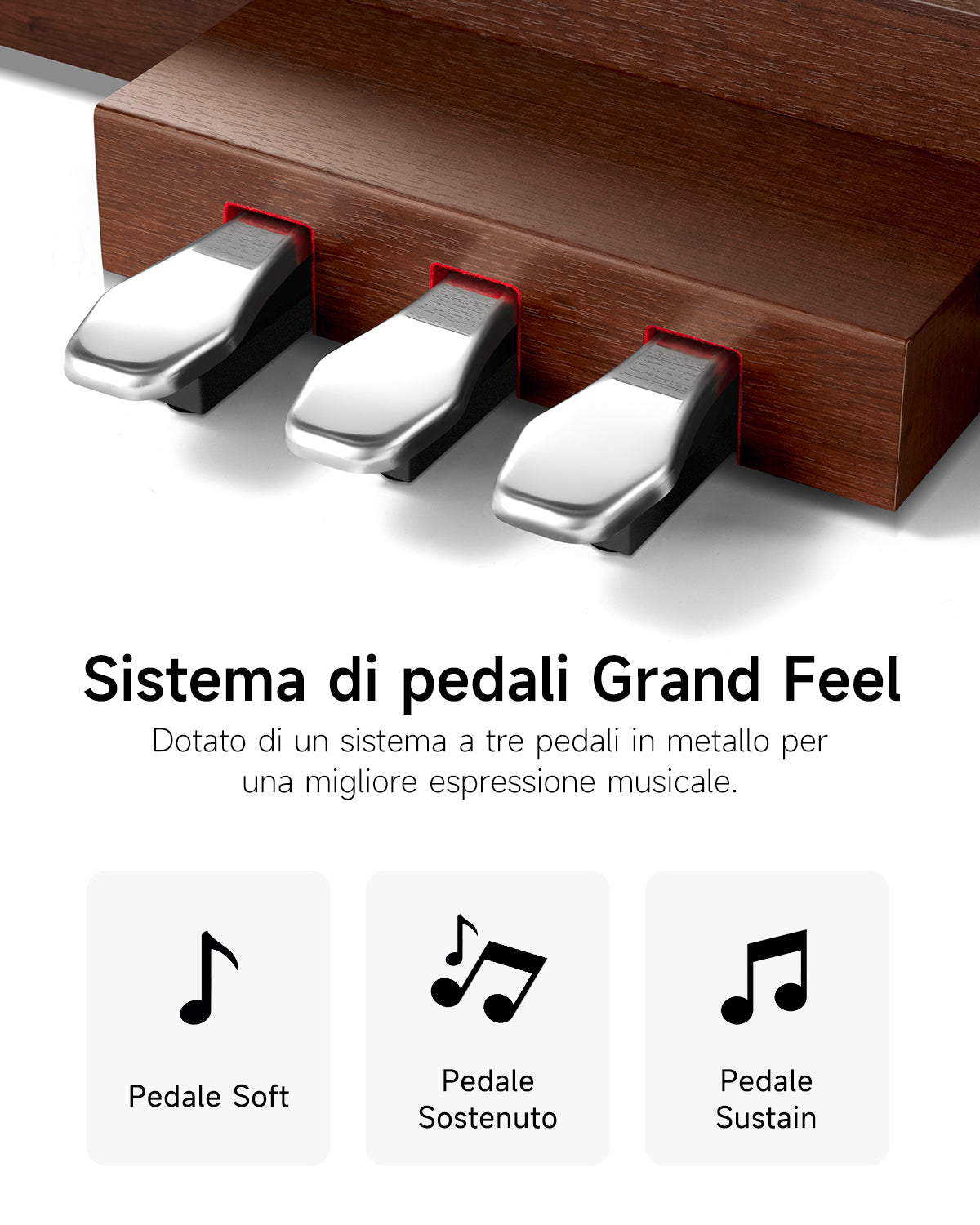 Donner DDP-200 PRO Pianoforte digitale verticale progressivo a 88 tasti con pesatura a martello-Natura##