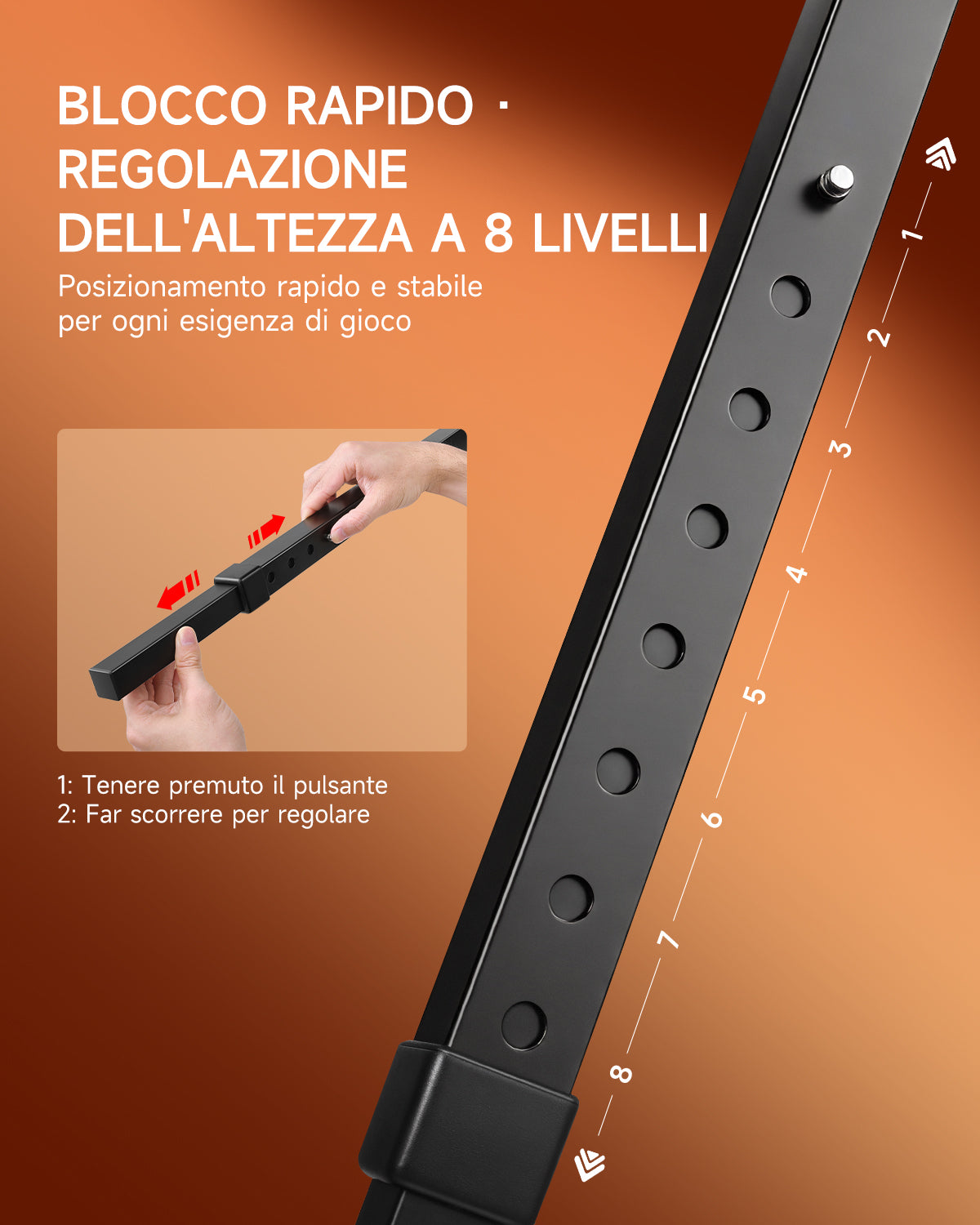 Donner DKS-200 Robusto supporto per tastiera, nero