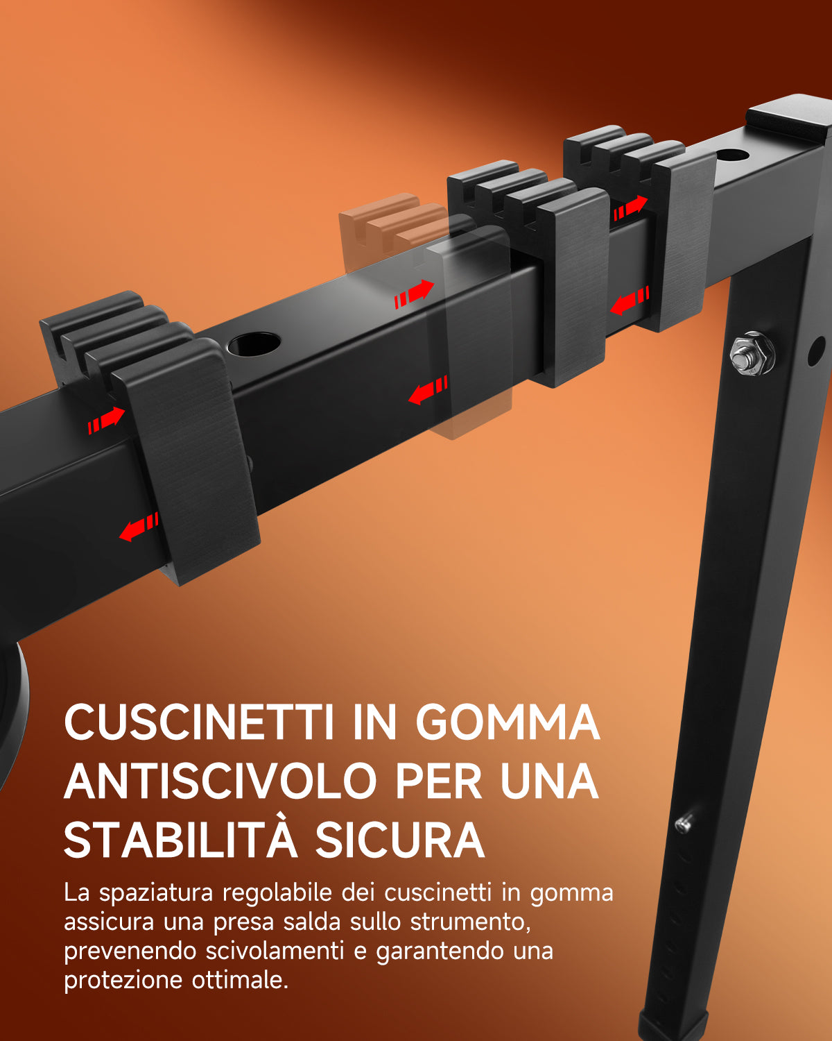 Donner DKS-200 Robusto supporto per tastiera, nero