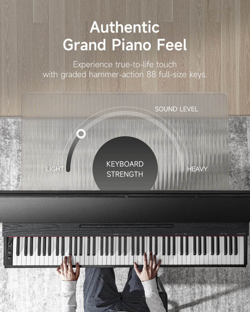 【Pre-vendita】Donner OURA™ S300 pianoforte digitale domestico a 88 tasti-【Spedito il 22 febbraio】