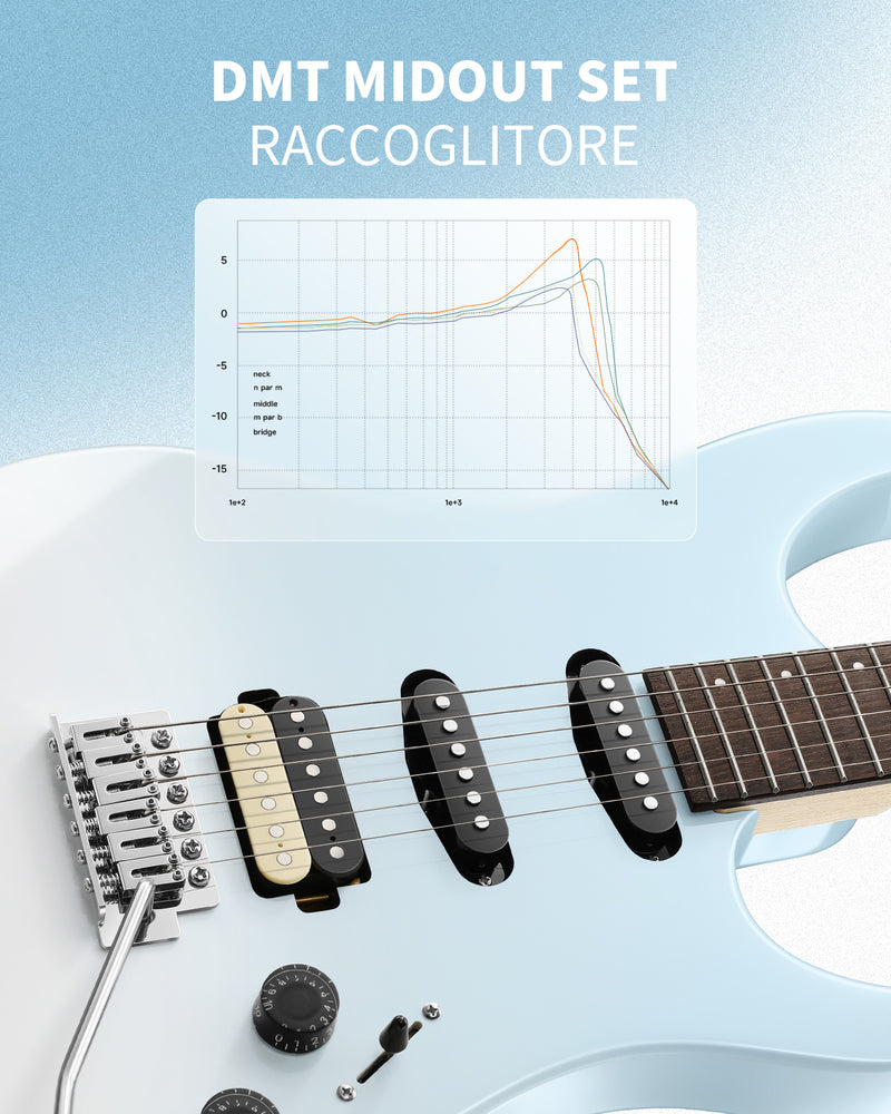 Donner DMT-66 Chitarra elettrica con bobina singola in ceramica