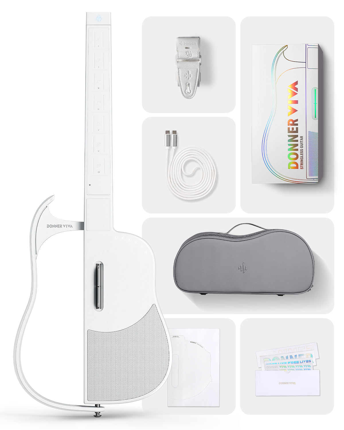 Donner VIVA Chitarra Smart senza corde