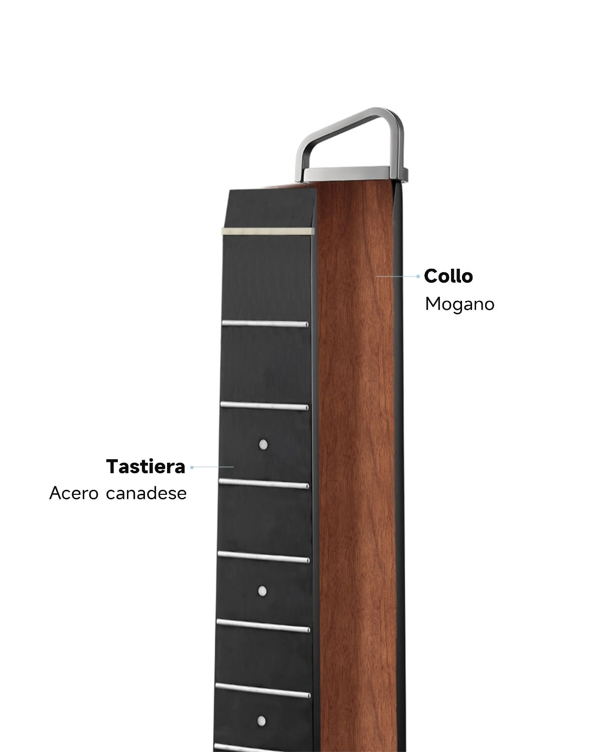 Donner HUSH-I Pro Chitarra Modalità di suono multiple Chitarra da viaggio-Volo nello Spazio Profondo##