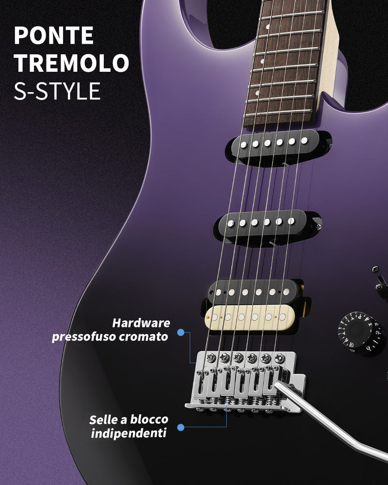 Donner DMT-66 Chitarra elettrica con bobina singola in ceramica
