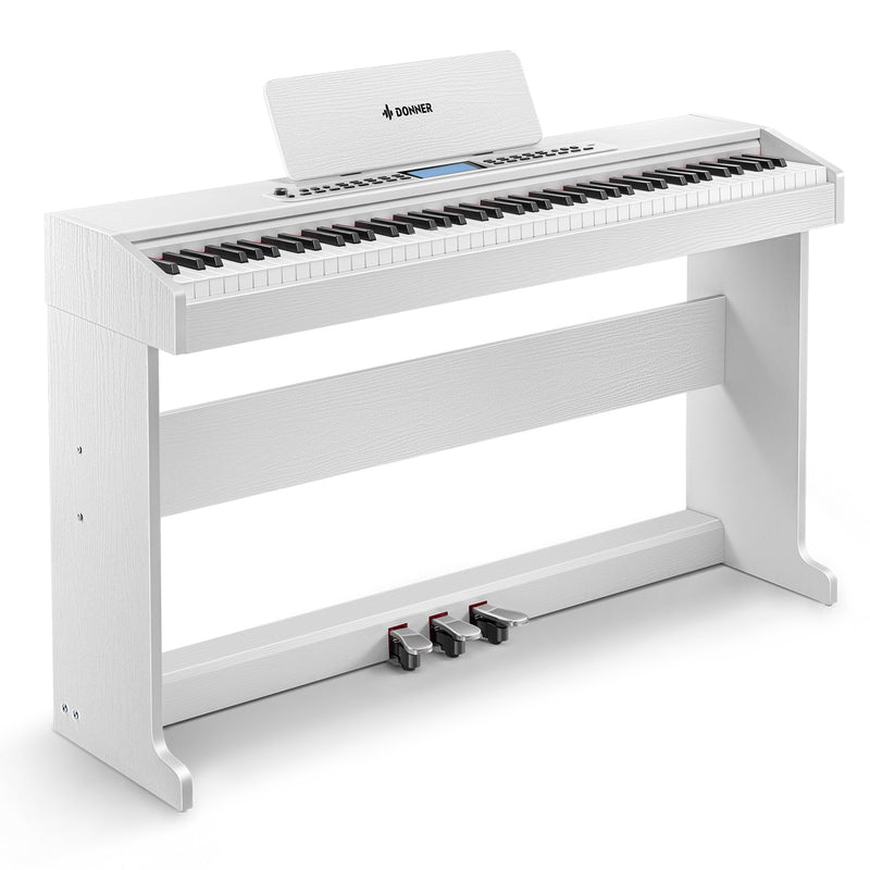 Donner DDP-95 88 tasti pianoforte digitale verticale pesato per principianti bianco