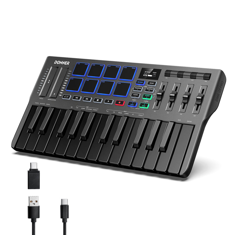 Donner DMK-25 Pro controller per tastiera MIDI