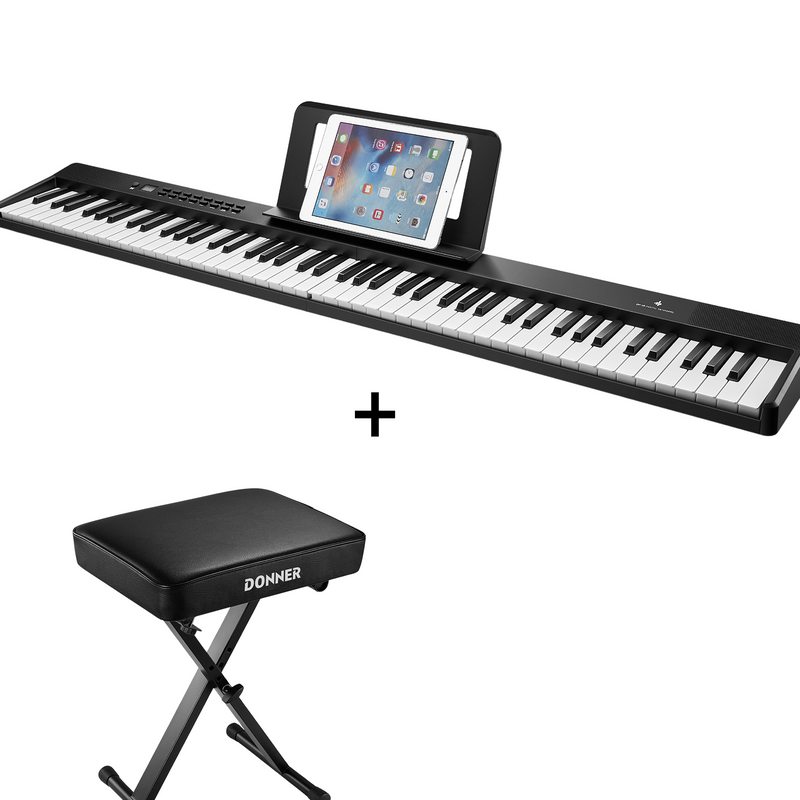 Donner DP-10 Piano elettrico Tastiera portatile pieghevole