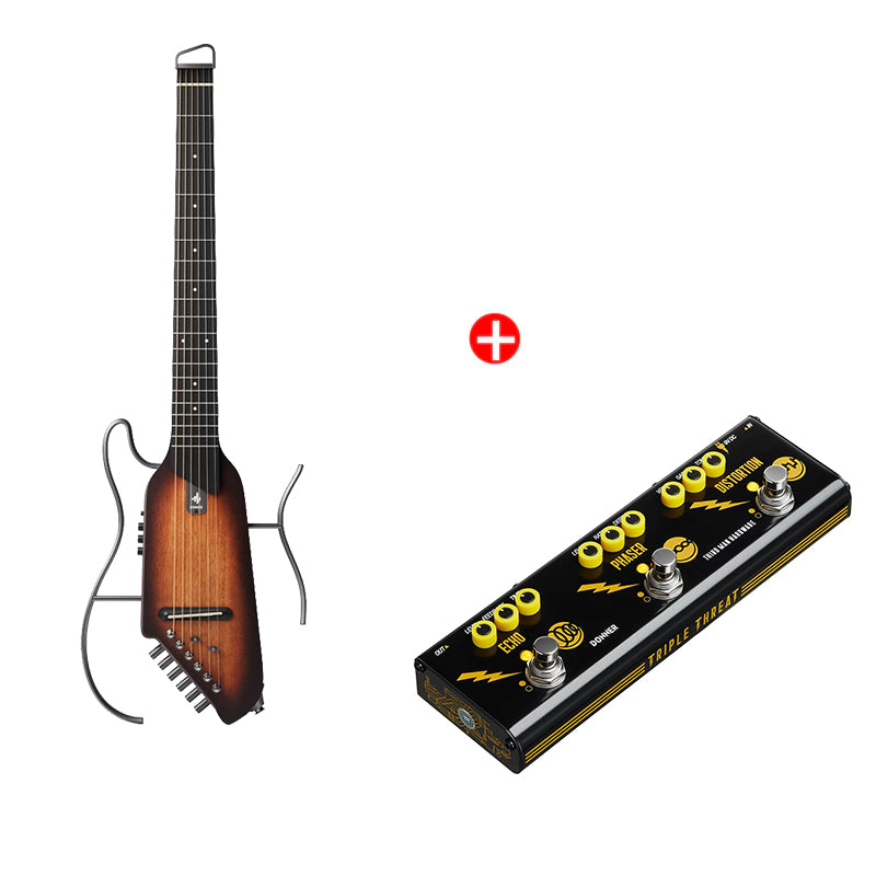 Donner HUSH-I Chitarra-Sunburst##
