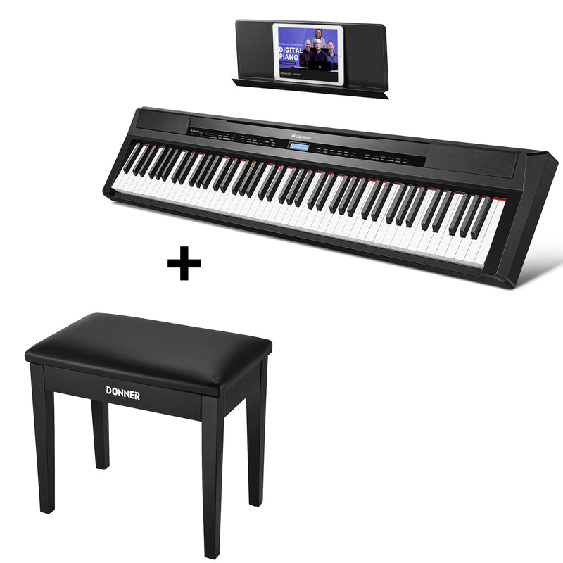 Donner DEP-20 tastiera portatile a 88 tasti pesata con pedale sustain