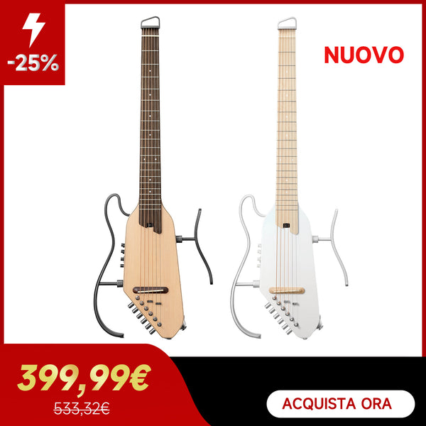 Donner HUSH-I Pro Chitarra Modalità di suono multiple Chitarra da viaggio