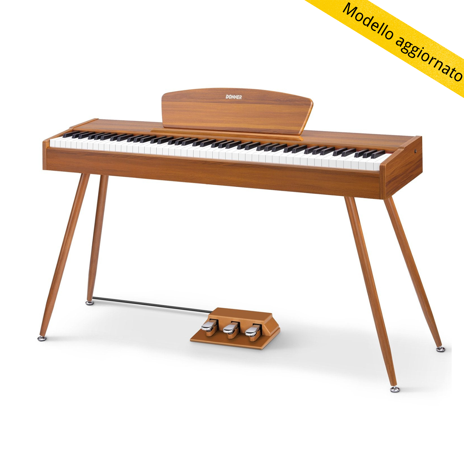 Donner DDP-80 tastiera fully weighted in legno-legno naturale[Modello aggiornato]##