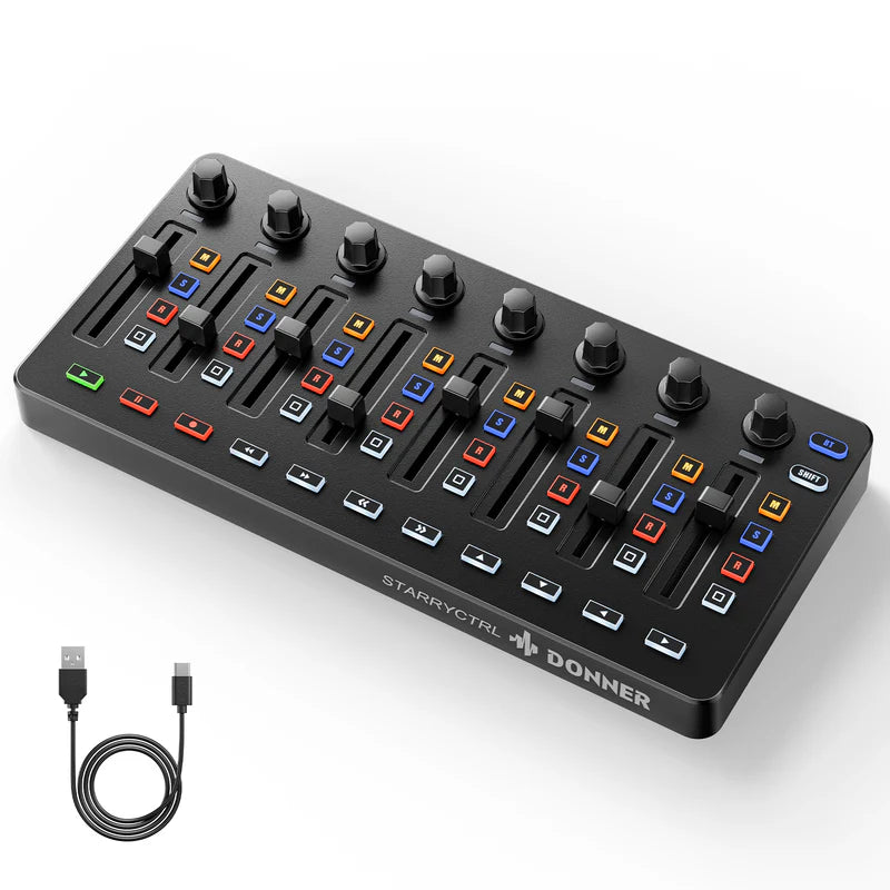 STARRYCRTL MIDI CONTROLLER BLACK