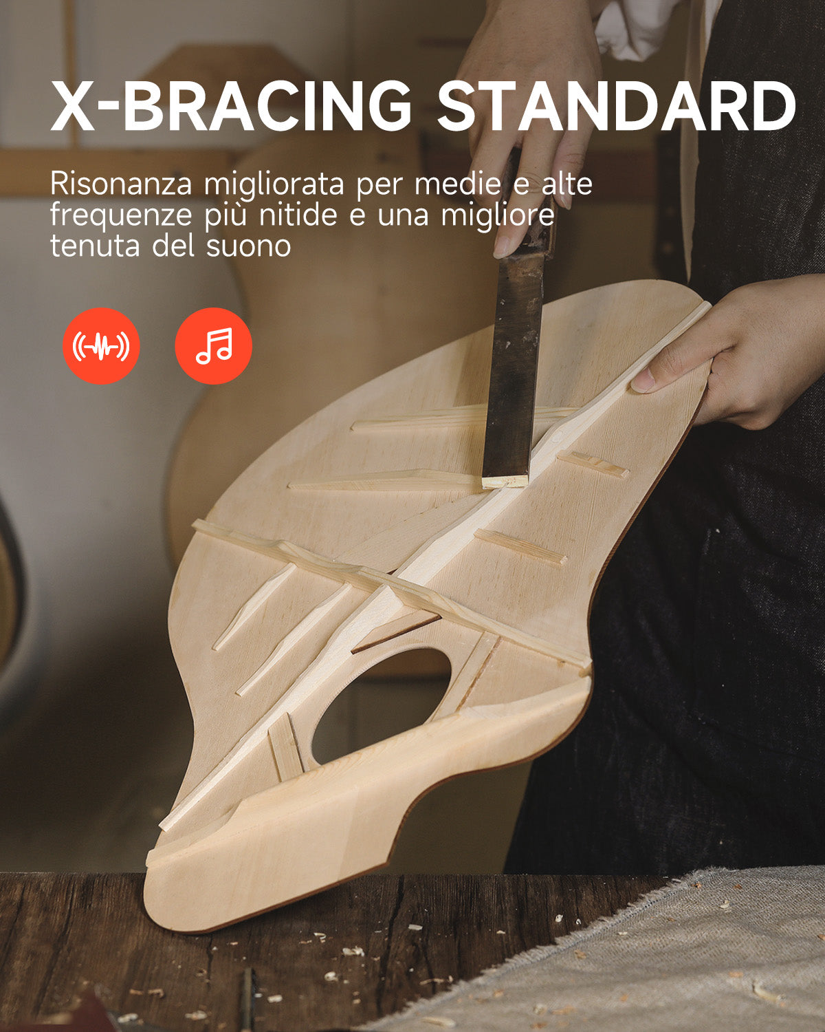 Donner DAG-1CB Chitarra acustica