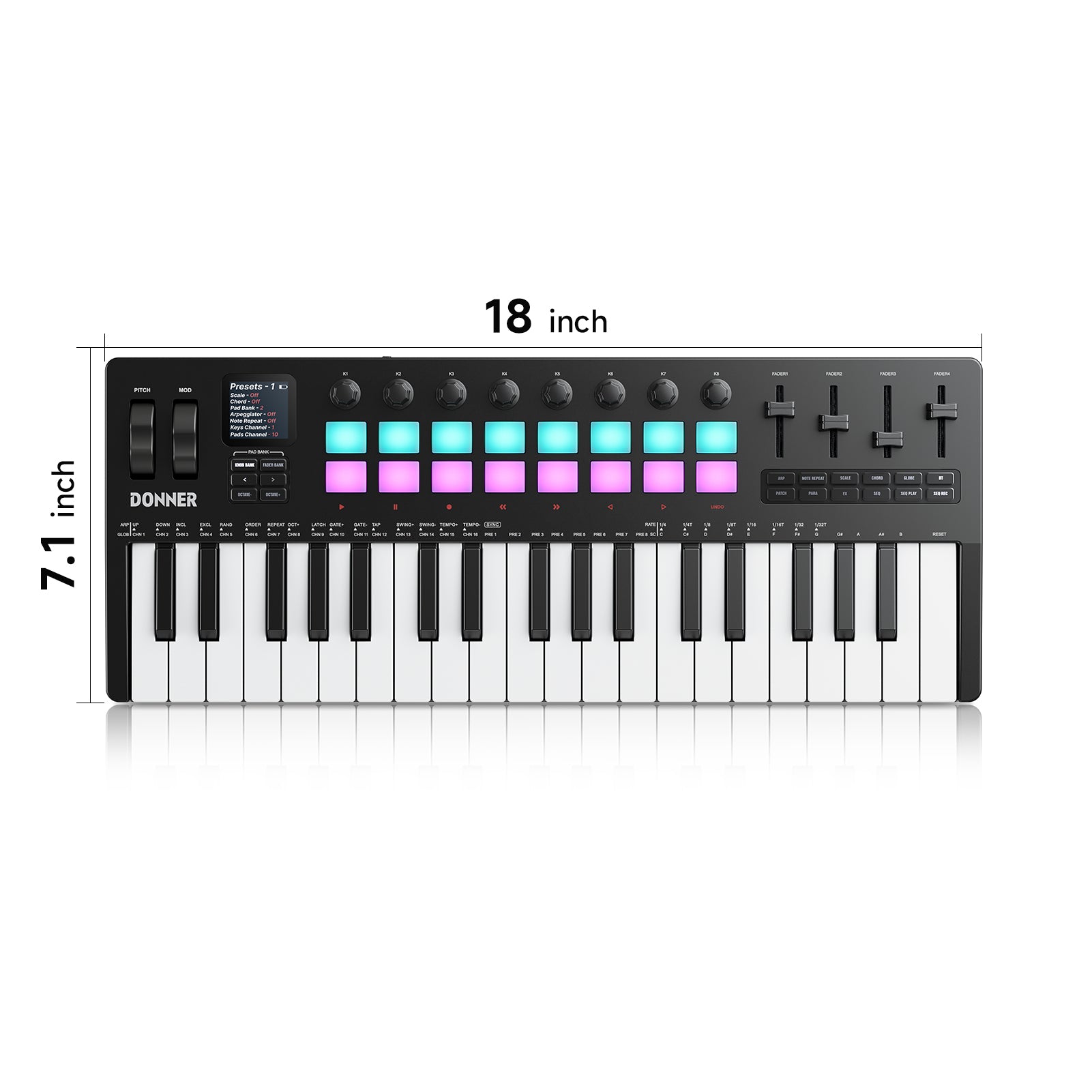 Donner Starrykey-37 Play Controller MIDI