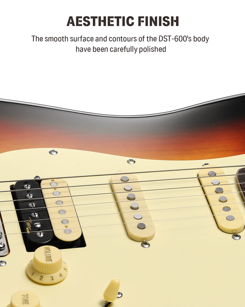 【Scatola aperta】Donner DST-600 chitarra elettrica