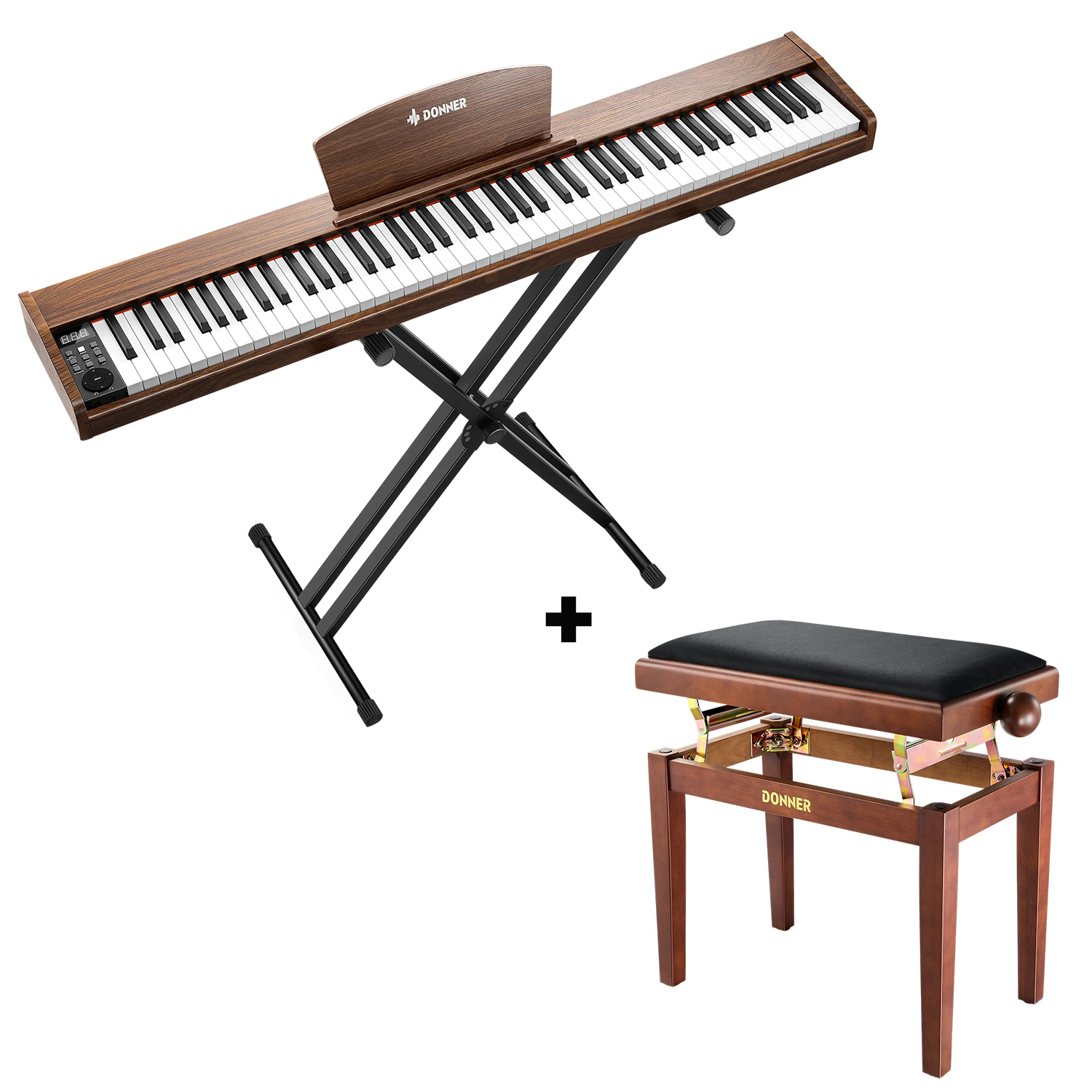 Donner DEP-1S Pianoforte digitale in  semi-pesato