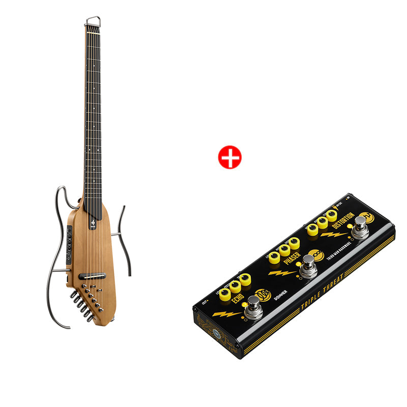 Donner HUSH-I Chitarra-Acero##