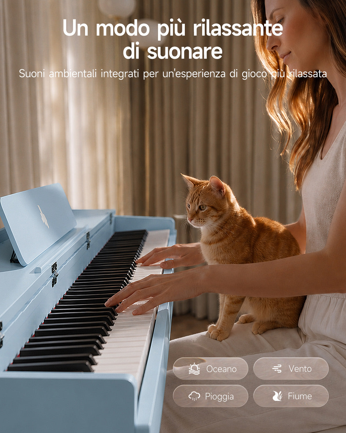 Donner OURA S200 Pianoforte Digitale da Casa a 88 Tasti