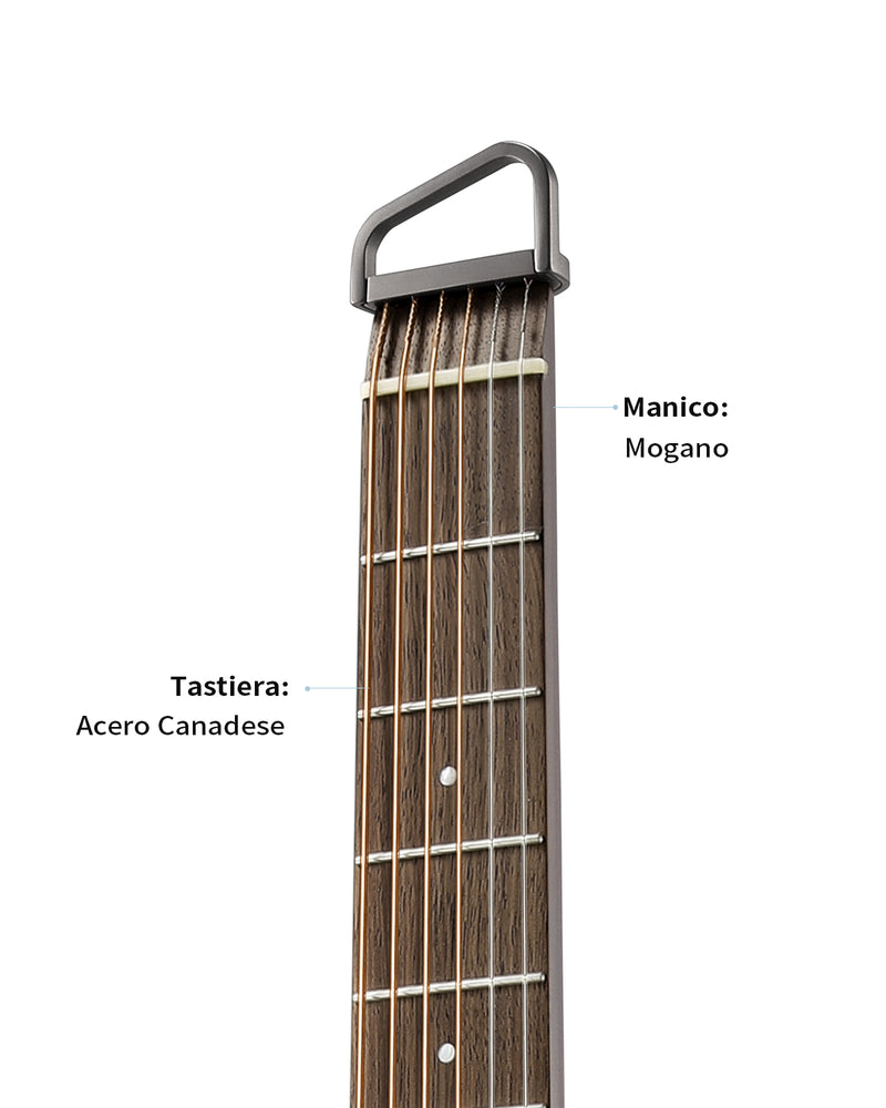 Donner HUSH-I Pro Chitarra Modalità di suono multiple Chitarra da viaggio