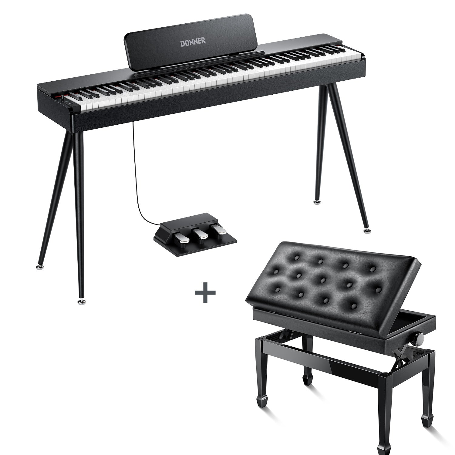 Donner OURA™ S100 Pianoforte digitalein stile casalingo