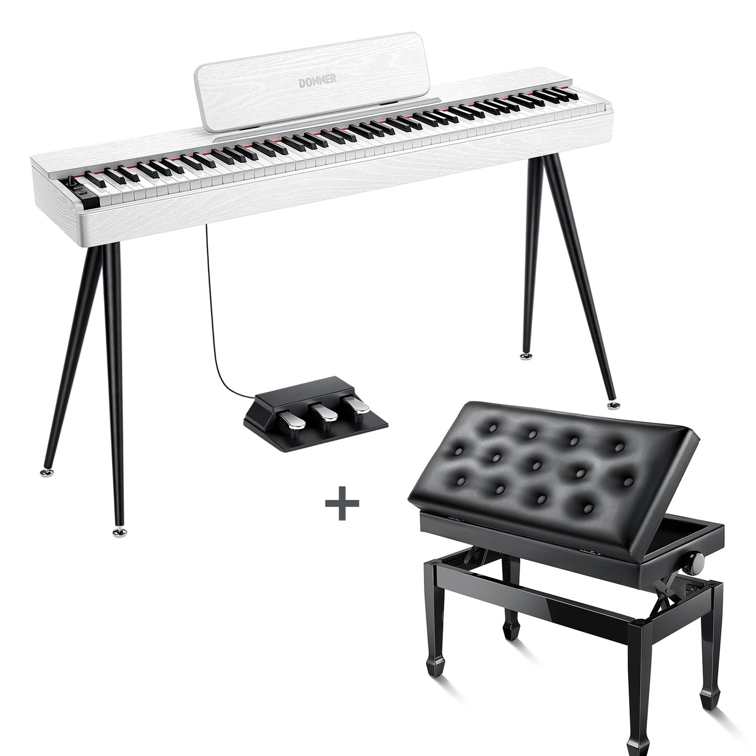 Donner OURA™ S100 Pianoforte digitalein stile casalingo
